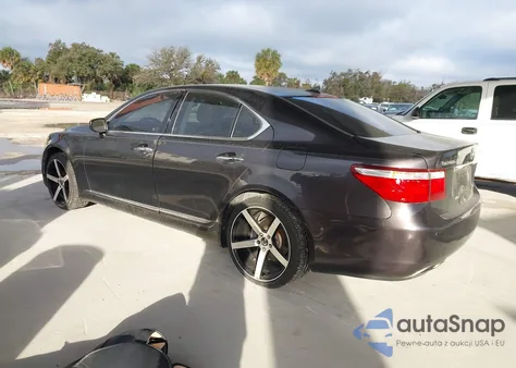 2008 Lexus Ls 460 из США, поврежденный, VIN JTHBL46F585074501